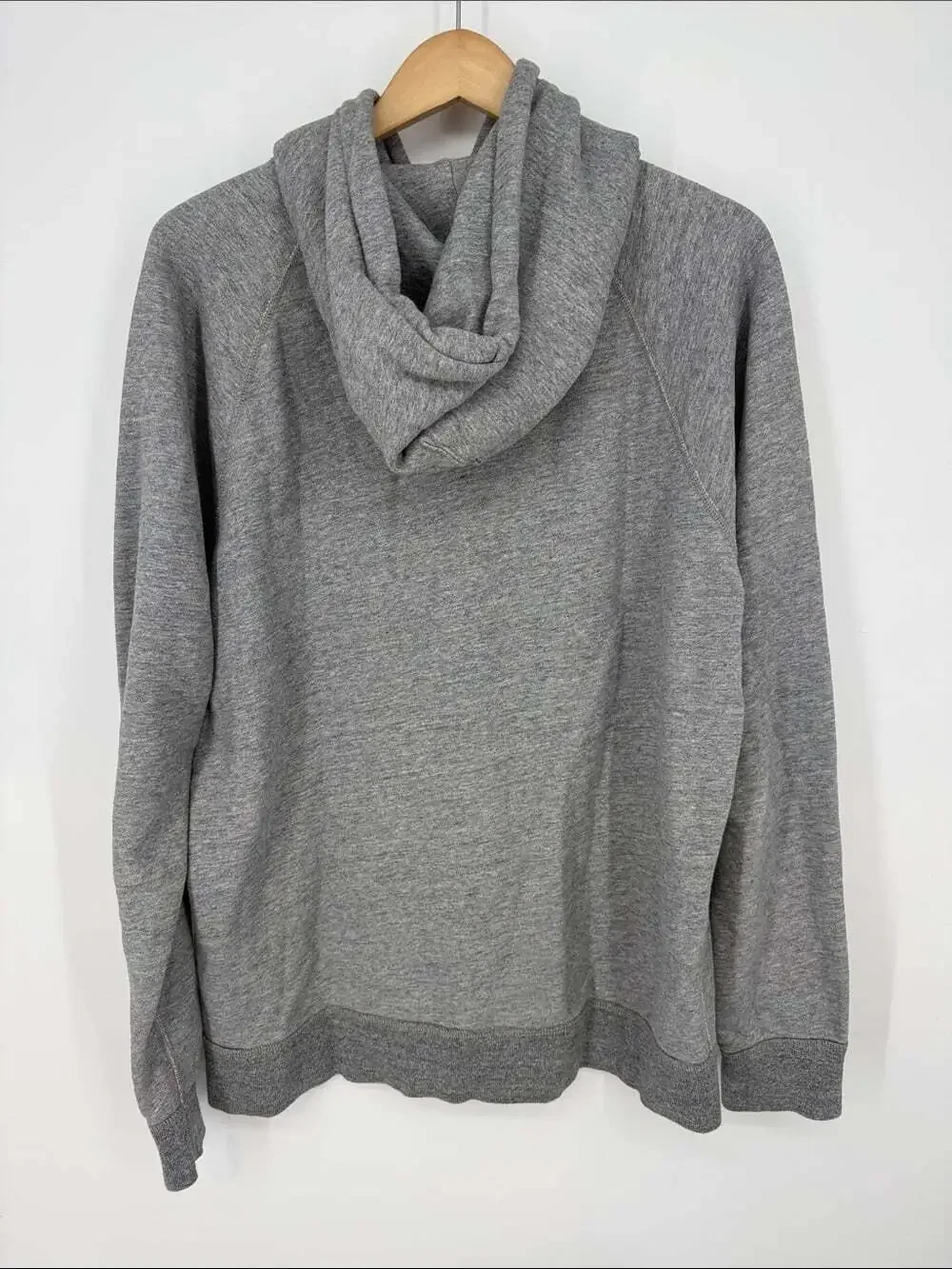 J. Crew Vintage Fleece Hoodie in Light Gray Size XL